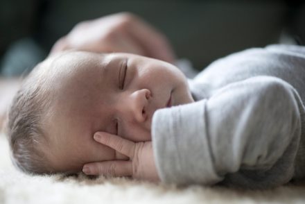 Neugeborenen Fotografie Zuhause