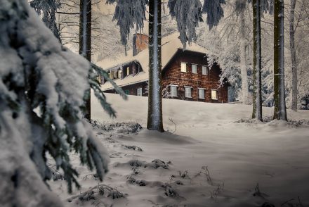 Foto Haus Breitenstein im Schnee