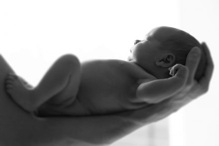 Neugeborenen-Fotografie Vater&Tochter