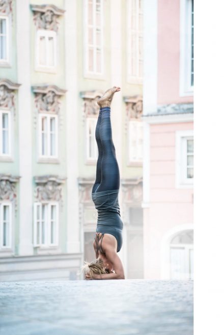 Yoga-Fotografie Linzer Altstadt