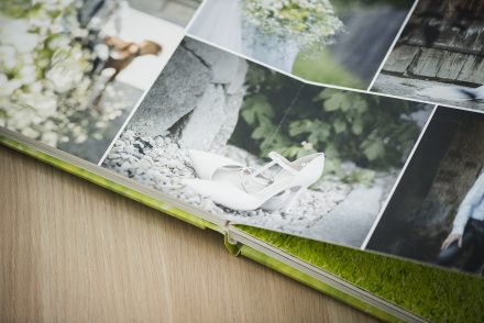 Hochzeitsalbum Detailfoto Innenseite