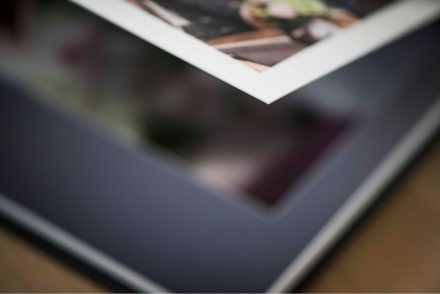 Hochzeitsalbum Seitendicke