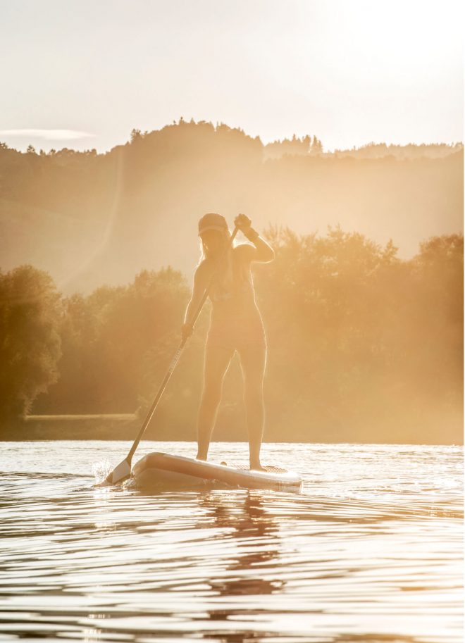 SUP auf der Donau