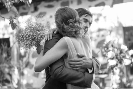 Hochzeit Fotografie echte Umarmung