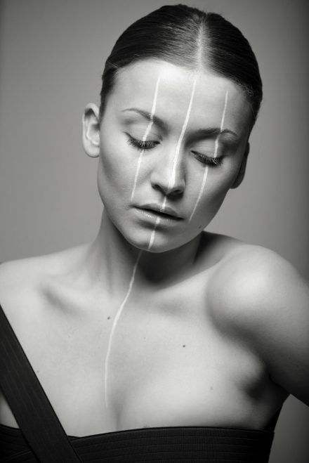 Fotografie Modelshooting Fashion BlacknWhite