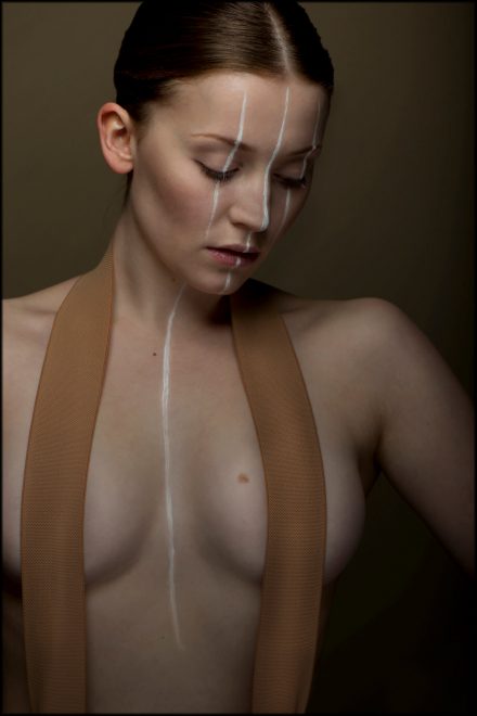 Fotografie Modelshooting Fashion White Stripes