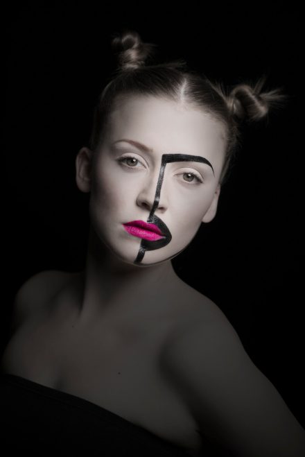 Fotografie Modelshooting Fashion Half Face