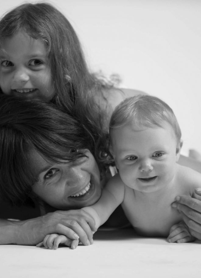 Familie im Studio