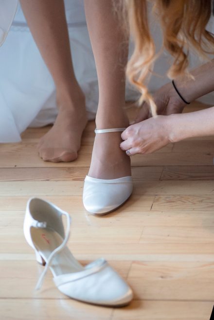 Hochzeitsfotografie Ankleiden